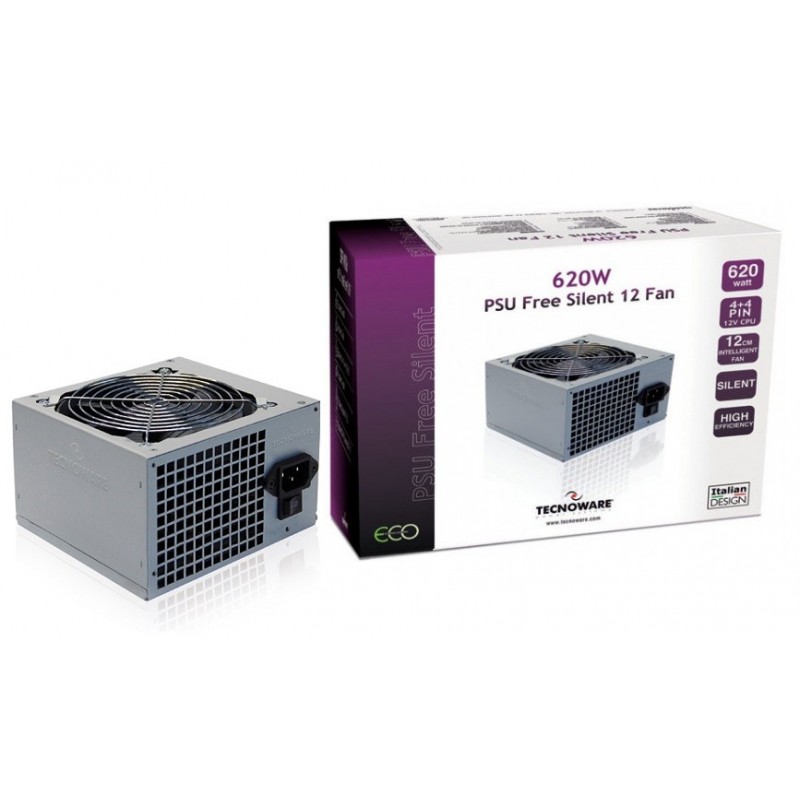 ALIMENTATORE INTERNO TECNOWARE FAL625FS12 FREE SILENT 620W 12 CM PSU