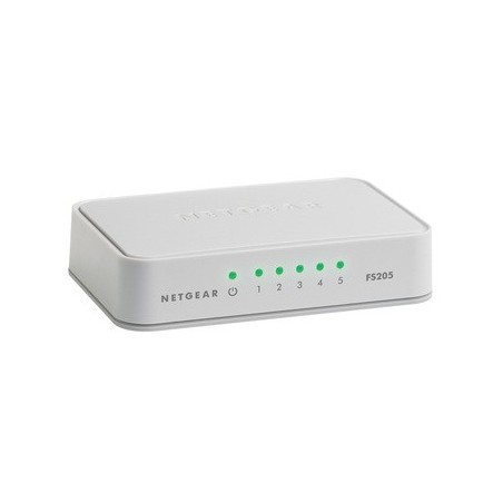 FS205 NETGEAR SWITCH FAST ETHERNET 5 PORTE RJ45 10/100Mbs NON SCHERMATE