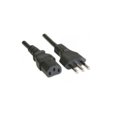 CV-PC-ITAIEC-18 CAVO ALIMENTAZIONE SPINA ITA 10A/IEC, LUNGHEZ. 1.8m