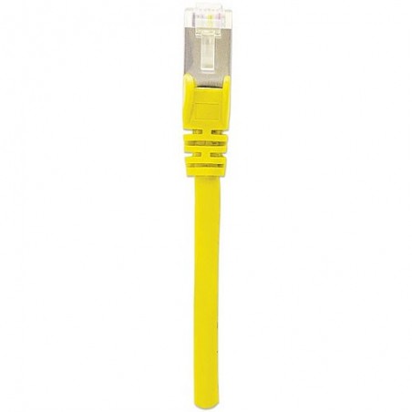 CV-PU6CCP-005-YL CAVO DI RETE CAT.6 LUNGHEZZA 0, 5mt CCA, COLORE GIALLO