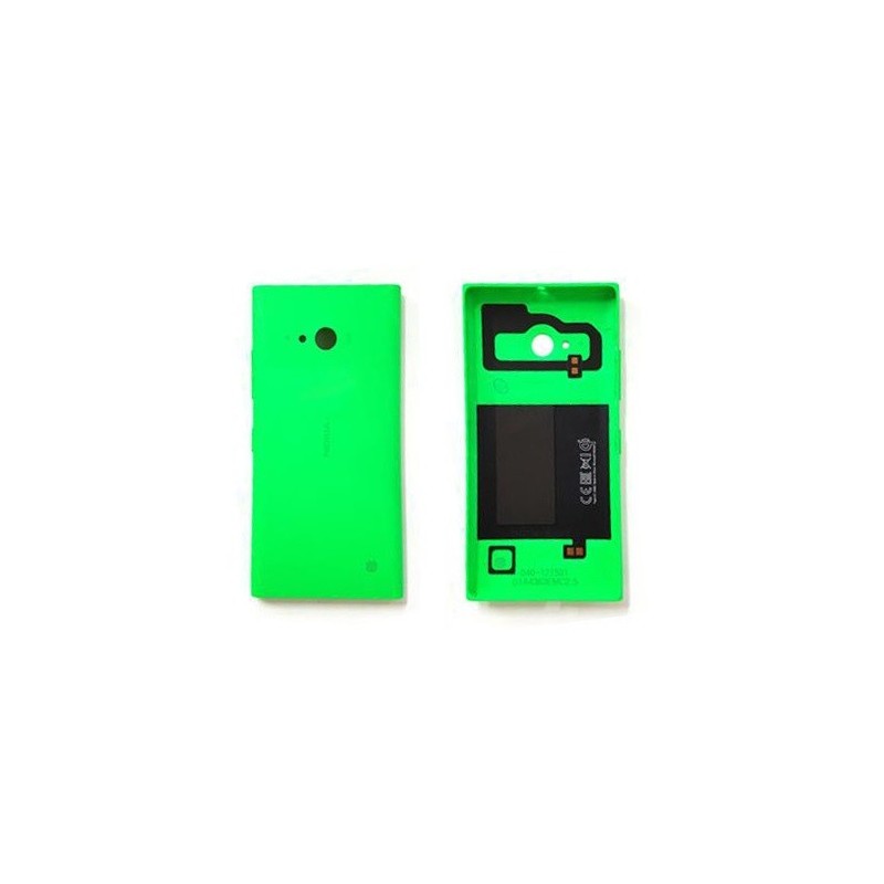 COVER BATTERIA NOKIA LUMIA 730 VERDE NFC