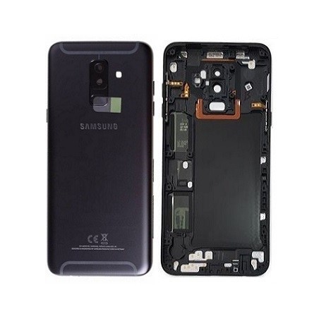 COVER POSTERIORE SAMSUNG GALAXY A6 PLUS 2018 SM-A605 NERO