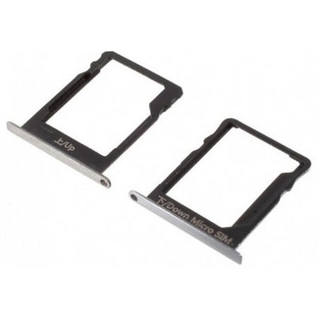 CARRELLO SIM/MEMORY CARD HUAWEI P8 LITE SILVER
