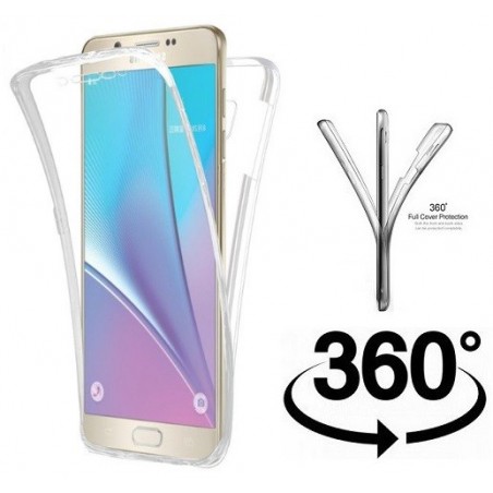 COVER PROTEZIONE SAMSUNG GALAXY J5 2017 SM-J530 - TPU FRONTE + RETRO TRASPARENTE