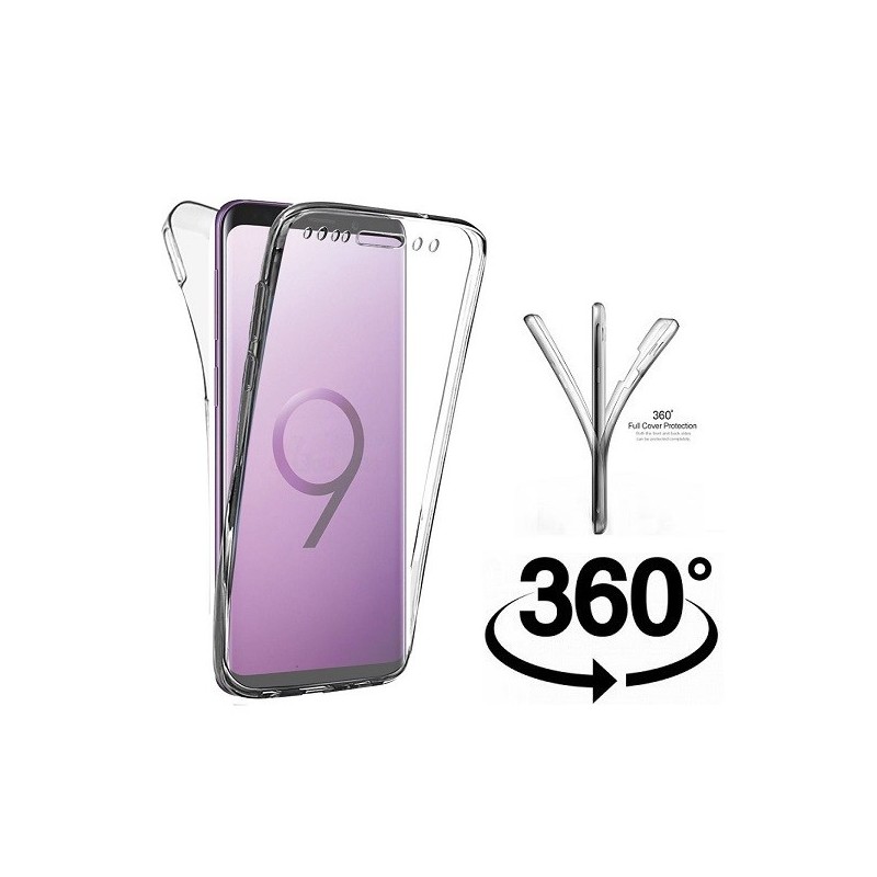 COVER PROTEZIONE SAMSUNG GALAXY S9 PLUS SM-G965 - TPU FRONTE + RETRO TRASPARENTE