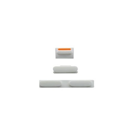 KIT TASTI LATERALI APPLE IPHONE 5C BIANCO