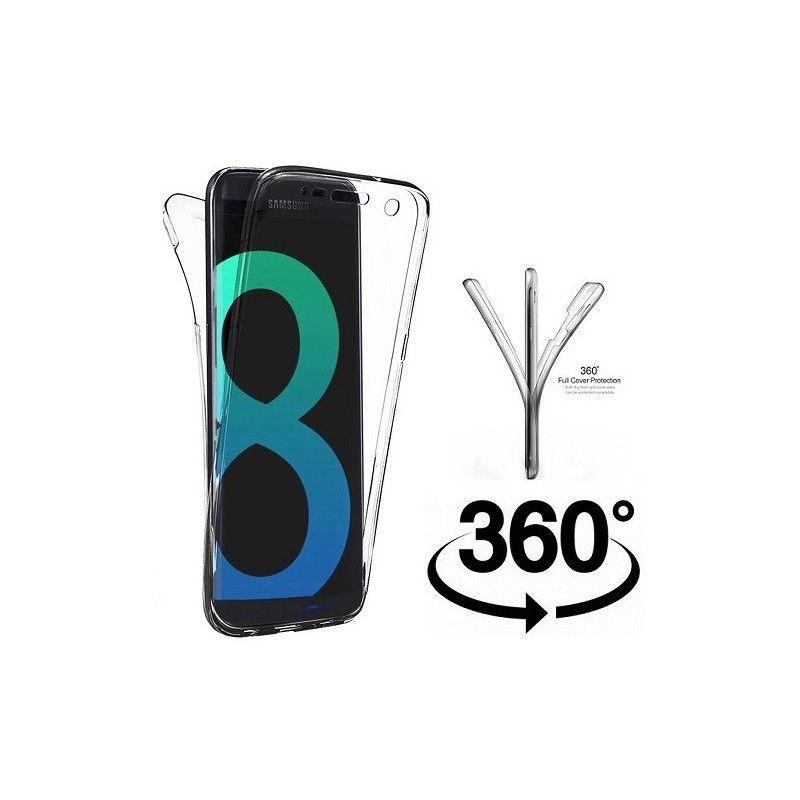 COVER PROTEZIONE SAMSUNG GALAXY S8 PLUS SM-G955 - TPU FRONTE + RETRO TRASPARENTE