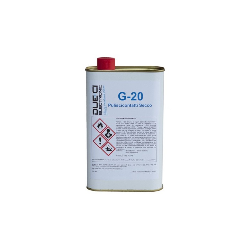 DUE-CI G-20 PULISCICONTATTI SECCO (1LT)