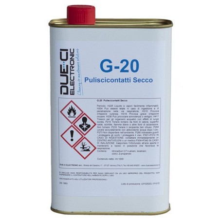 DUE-CI G-20 PULISCICONTATTI SECCO (1LT)