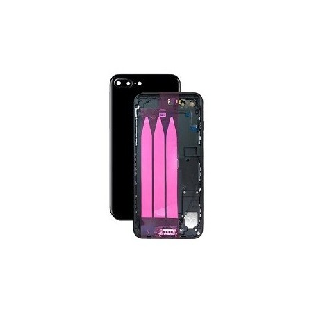 COVER POSTERIORE COMPLETO APPLE IPHONE 7 PLUS JET BLACK (NERO LUCIDO)