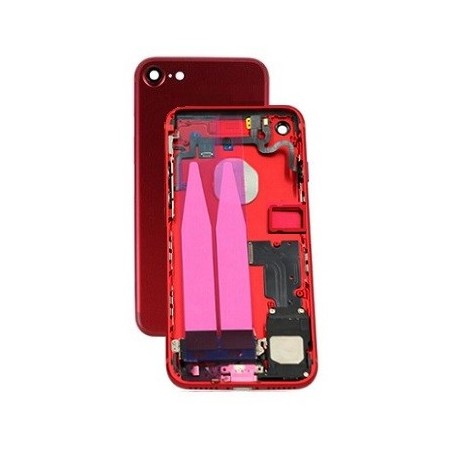 COVER POSTERIORE COMPLETO APPLE IPHONE 7 ROSSO
