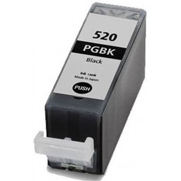 CARTUCCIA INKJET COMPATIBILE CANON PGI-520BK PGI520BK NERO CON CHIP