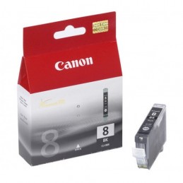 CARTUCCIA INKJET COMPATIBILE CANON CLI-8BK NERA CON CHIP