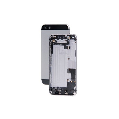 COVER POSTERIORE COMPLETO APPLE IPHONE 5S GRIGIO SIDERALE (NERO)