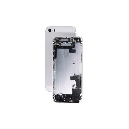 COVER POSTERIORE COMPLETO APPLE IPHONE 5S SILVER