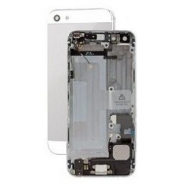 COVER POSTERIORE COMPLETO APPLE IPHONE 5 SILVER