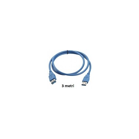 Prolunga USB 2.0 da 3MT AM/AF