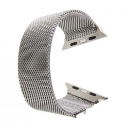 CINTURINO IN METALLO APPLE WATCH CASSA 38MM SERIE 1 SILVER