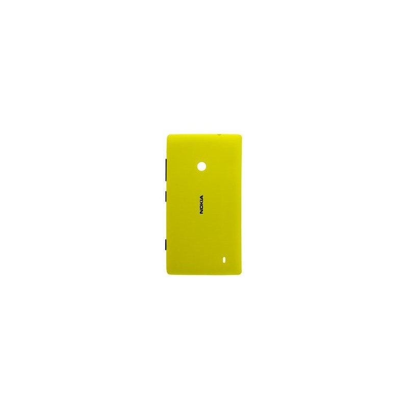 COVER BATTERIA NOKIA LUMIA 520 CON TASTI LATERALI GIALLO