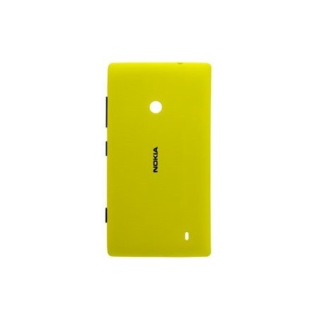 COVER BATTERIA NOKIA LUMIA 520 CON TASTI LATERALI GIALLO
