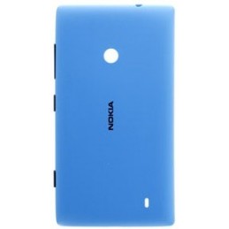 COVER BATTERIA NOKIA LUMIA 520 CON TASTI LATERALI AZZURRO