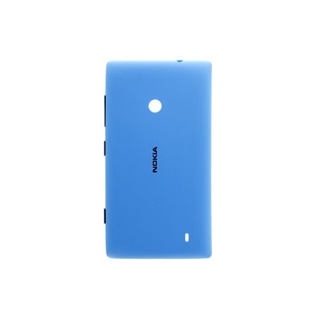 COVER BATTERIA NOKIA LUMIA 520 CON TASTI LATERALI AZZURRO