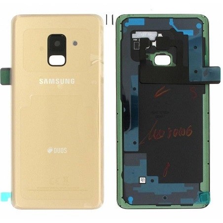COVER BATTERIA SAMSUNG GALAXY A8 2018 DUOS SM-A530 GOLD (ORO)