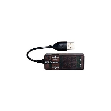 USB TESTER TENSIONE BATTERIA KW-203 NERO