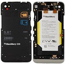 COVER CENTRALE BLACKBERRY Z30 NERO