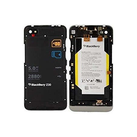 COVER CENTRALE BLACKBERRY Z30 NERO