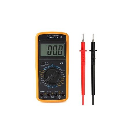 TESTER MULTIMETRO DIGITALE WEIDILY DT9205A EXCEL