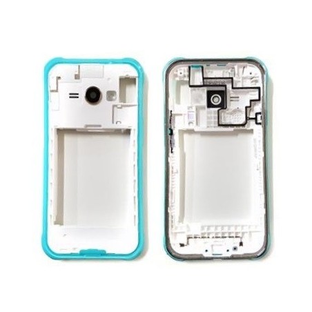 COVER CENTRALE SAMSUNG GALAXY J1 ACE DUOS SM-J110 AZZURRO