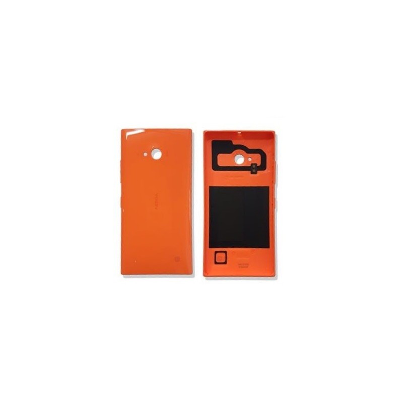 COVER BATTERIA NOKIA LUMIA 730 ARANCIONE