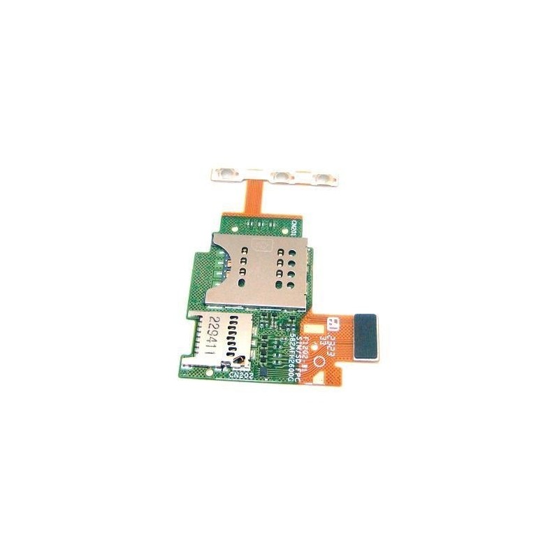 FLAT CABLE SONY XPERIA J ST26i CON LETTORE SIM CARD   MEMORY CARD