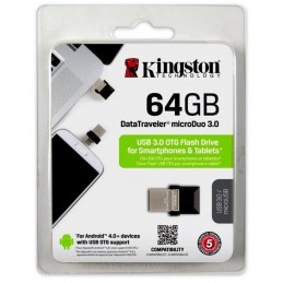 MICRODUO USB 3.0 KINGSTON DTDUO3 64GB