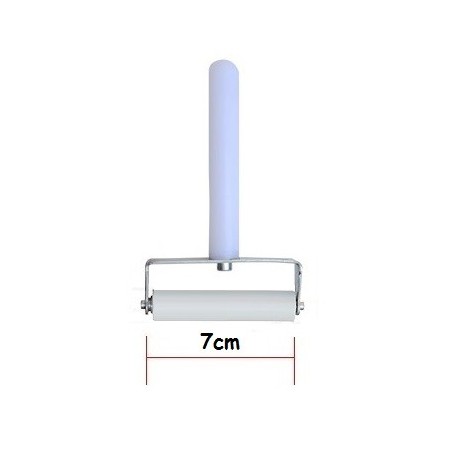 RULLO IN SILICONE PER APPLICAZIONE PELLICOLA OCA (7cm)