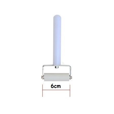 RULLO IN SILICONE PER APPLICAZIONE PELLICOLA OCA (6cm)