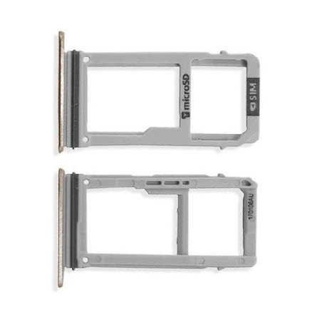 CARRELLO SIM/MEMORY CARD SAMSUNG GALAXY A3 2017 SM-A320 ORO