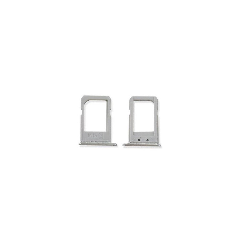 CARRELLO SIM CARD SAMSUNG GALAXY S6 EDGE PLUS SM-G928 BIANCO/SILVER