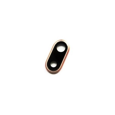 COVER FOTOCAMERA POSTERIORE APPLE IPHONE 8 PLUS GOLD ROSA