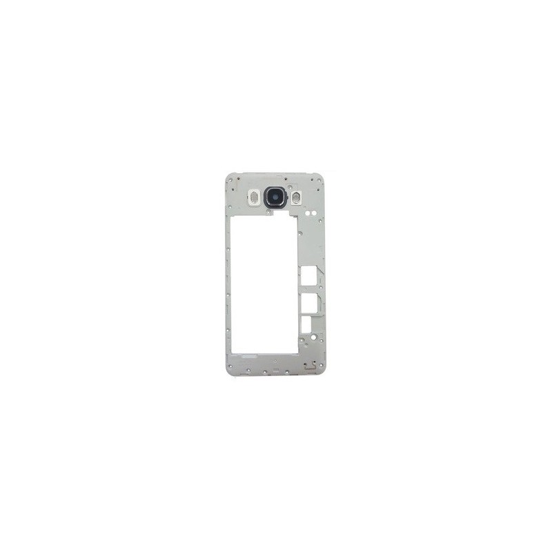 COVER CENTRALE SAMSUNG GALAXY J7 2016 SM-J710 BIANCO/SILVER