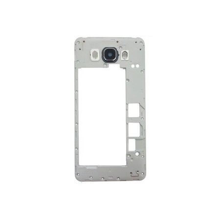 COVER CENTRALE SAMSUNG GALAXY J7 2016 SM-J710 BIANCO/SILVER