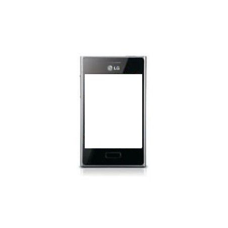 TOUCH SCREEN + FRAME LG OPTIMUS L3 E400 SILVER