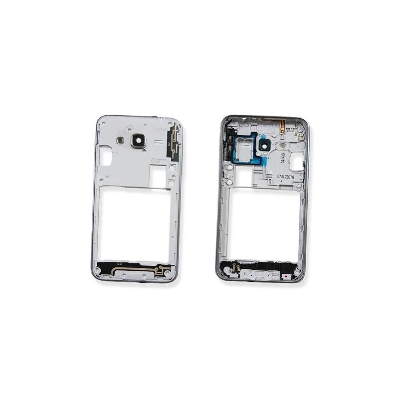 COVER CENTRALE SAMSUNG GALAXY J3 2016 SM-J320 BIANCO/SILVER