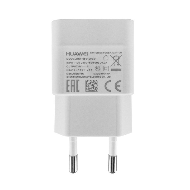 CARICABATTERIE DA RETE USB HUAWEI BIANCO HW-050100E01W