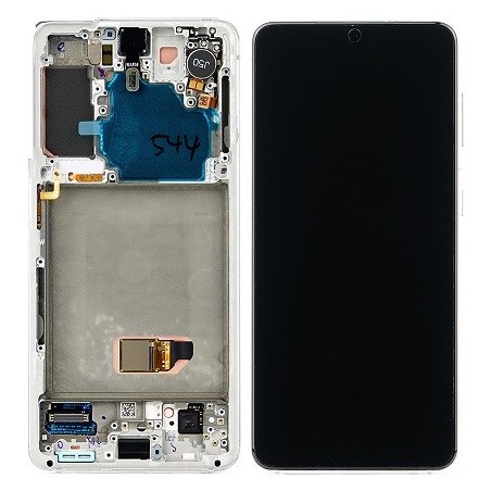 DISPLAY SAMSUNG GALAXY S21 5G SM-G991 PHANTOM WHITE (BIANCO)