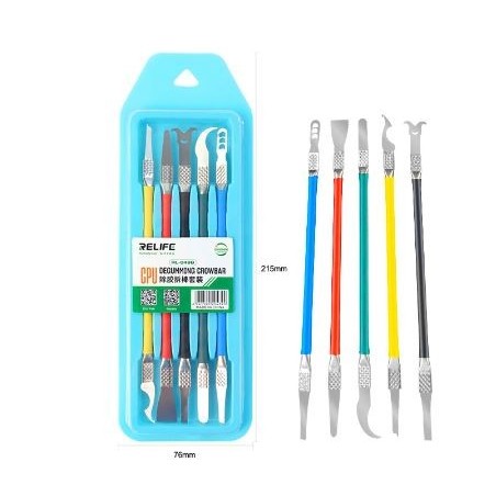 TOOL RELIFE DA 5 PEZZI PER PULIZIA E RIMOZIONE CHIP