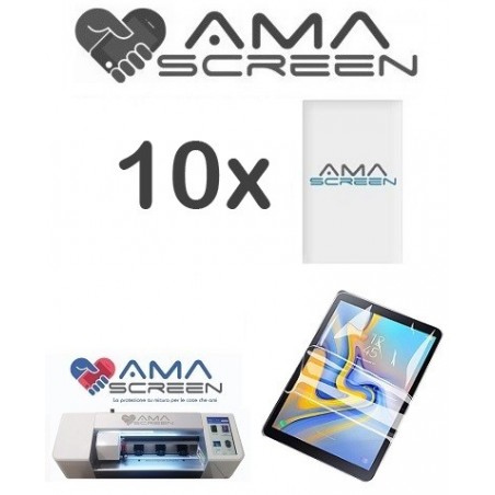 PELLICOLA FRONTALE per TABLET AMASCREEN UNIVERSALE TRASPARENTE - SET 10 PZ.