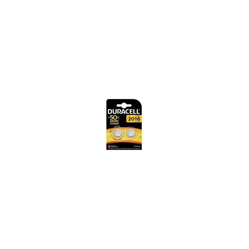 BATTERIA AL LITIO 3 VOLT A BOTTONE CR2016  DURACELL