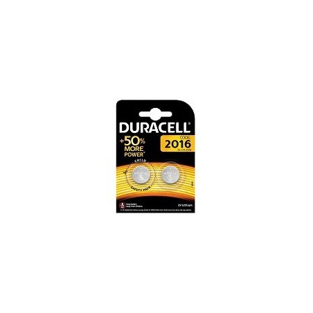 BATTERIA AL LITIO 3 VOLT A BOTTONE CR2016  DURACELL